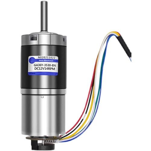 36-3530B High Torque Encoder Motor DC 6V Planetengetriebemotor 1St(6v 100rpm,6mm shaft) von SFYMORHE