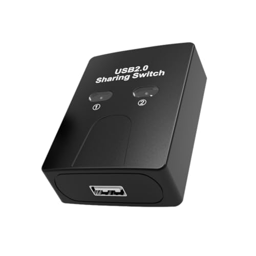 SHABD 2 Ports USB2.0 Hub USB Switch Drucker-Sharer Computer Teilen Sich EIN USB-Gerät 2 in 1 Out USB Splitter Teilen Sie U-Disk von SHABD