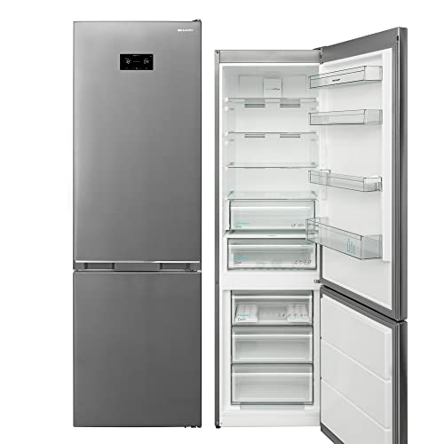 Sharp SJ-BA20DHXIC-EU Kühlschrank Kühl-Gefrierkombination NoFrost Inox Look von SHARP