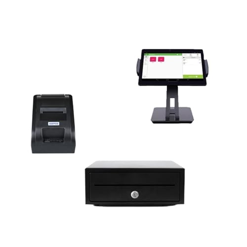 Registrierkassen, 10-Zoll-POS-Maschinensystem Registrierkasse mit Drucker und Kassenbox mit Software(HS-004) von SHEHUALI