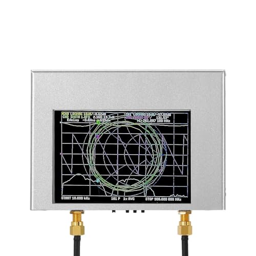 Spektrumanalysator, VNA V2 Plus4 50KHz-4GHz Vektor-Netzwerkanalysator 4 Zoll TFT Kurzwelle HF VHF UHF 70-90dB mit 3200mAh Akku,Präzisionsmessung von SHEHUALI