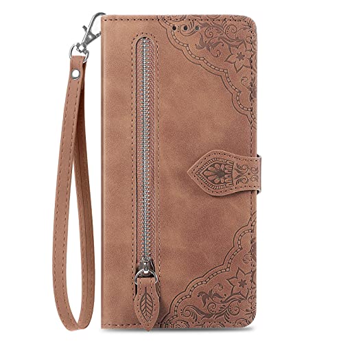 SHIEID Handytasche für Oppo Find X8 Hülle Magnetischer Ständer, Oppo Find X8 magnetische Flip Leder Wallet Case, Handytasche Cover Kompatibel mit Oppo Find X8-Braun von SHIEID