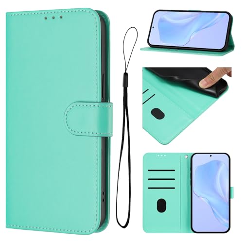 SHIEID Hülle für ZTE Nubia Z60 Ultra Hülle PU Leder Flip Wallet Tasche Schutzhülle [Kickstand]+[Kartenfächern] Handyhülle für ZTE Nubia Z60 Ultra-Grün von SHIEID