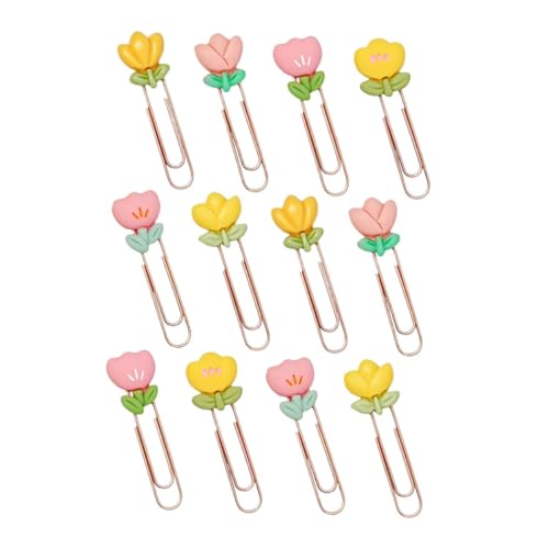 SHINEOFI 12 Stück Büroklammern in Blumenform, Lustige Und Süße Büroklammern, Lesezeichen, Planer-clips Für Studenten, Bürobedarf, Schule, Hochzeitsdekoration SHINEOFI 12 Stück Büroklammern in Blumenform, Lustige Und Süße Büroklammern, Lesezeichen, Planer-clips Für Studenten, Bürobedarf, Schule, Hochzeitsdekoration von SHINEOFI