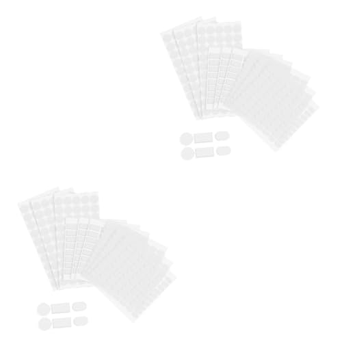 SHINEOFI 18 Blätter Doppelseitige Klebepunkte klare Punktaufkleber klebrige Punktaufkleber Plakatkitt doppelseitiger kleber transparente klebepunkte doppelseitige Aufkleber Montagespachtel von SHINEOFI