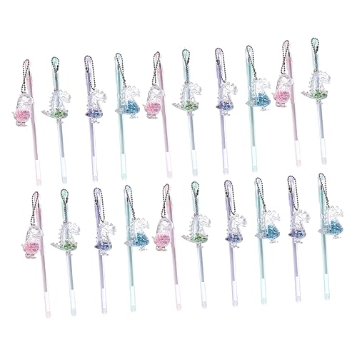 SHINEOFI 20St Gel Stift Stifte mehrfarbiger Stift Zauberstab kugelschreiber gel ink pen Kinderstift ballpoint pen Gelstift aus Kunststoff Gelschreiber aus Kunststoff für Studenten Plastik von SHINEOFI