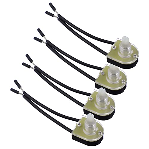 SHINEOFI 4 Stück Drehschalter Schalten Drehdimmer Ersatz Wandlampe Rotation Wandleuchte Leichter Dimmerschalter Für Lampe Austausch Der Lampenknöpfe Lampe Drehbar Plastik SHINEOFI 4 Stück Drehschalter Schalten Drehdimmer Ersatz Wandlampe Rotation Wandleuchte Leichter Dimmerschalter Für Lampe Austausch Der Lampenknöpfe Lampe Drehbar Plastik von SHINEOFI