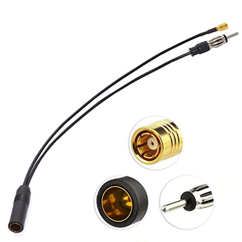 SHITINGRM Kabel für SMB SMA Auto Digital Aktiv für Radio Receiver Box Autoradio Antenne Stark Stabil von SHITINGRM