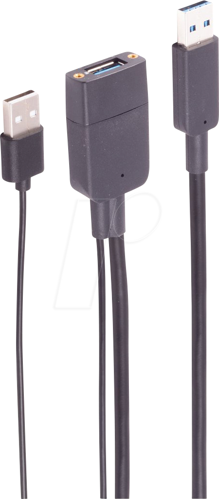SHVP BS30-37085 - Aktives USB 3.1-Kabel, A-Stecker >Buchse, 15 m von SHIVERPEAKS