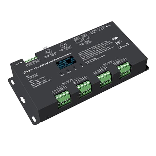 4/5 Kanal DMX512 CV Decoder 12V 24V DC 4CH 5CH RDM DMX Signal Controller(D12A Only) von SHMKBDPF