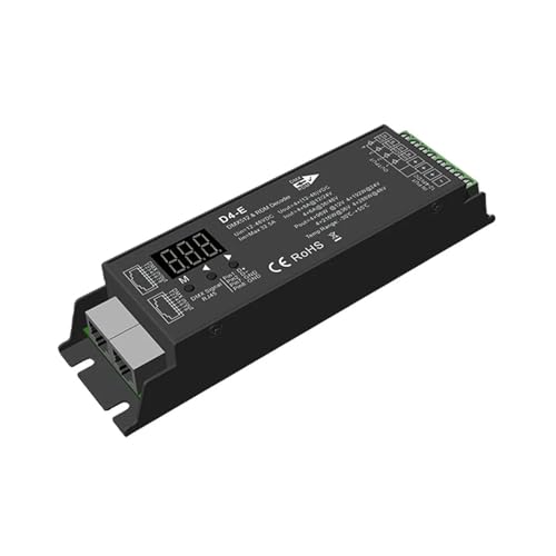 DMX-Decoder, Digital-Decoder und Controller, CV-Display/DIN-Schiene/Mehrfachdimmung(D4-E) von SHMKBDPF