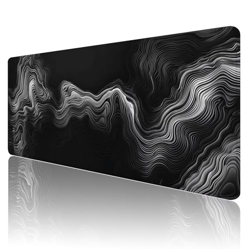 Gaming Mauspad XXL 800x400mm Mauspad Landschaft Mousepad Grün Premium Mouse Pad Großer Erweiterter Schreibtischunterlage, Rutschfeste Gummibasis Desk Mat Verbessert PräZision und Geschwindigkeit R1064 von SHUIYAZI