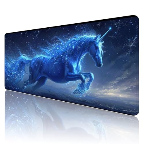 Gaming Mauspad XXL 900x600mm Mauspad Schwarz Mousepad Weiß Premium Mouse Pad Großer Erweiterter Schreibtischunterlage, rutschfeste Gummibasis Desk Mat Verbessert PräZision und Geschwindigkeit R1116 von SHUIYAZI