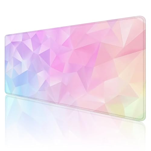 Mauspad XXL 1000 x 500 mm Gaming Mauspad Landschaft Groß VernäHte Kanten Schreibtischunterlage Wasserdicht Rutschfeste Gummibasis Baum Mousepad Mouse Pad Desk Mat für Home Office Frauen Geschenk R1267 von SHUIYAZI