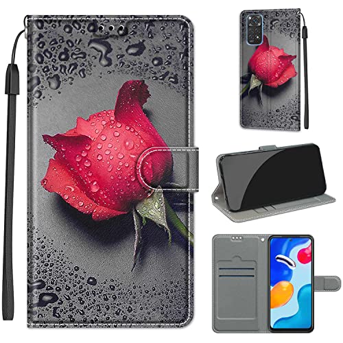 SIENIANLINE Handyhülle für Xiaomi Redmi Note 11 Global/Redmi Note 11S Global Hülle Xiaomi Redmi Note 11S Global Klapphülle mit [Magnet] Stoßfeste Schutzhülle, Hülle für Redmi Note 11 Global von SIENIANLINE