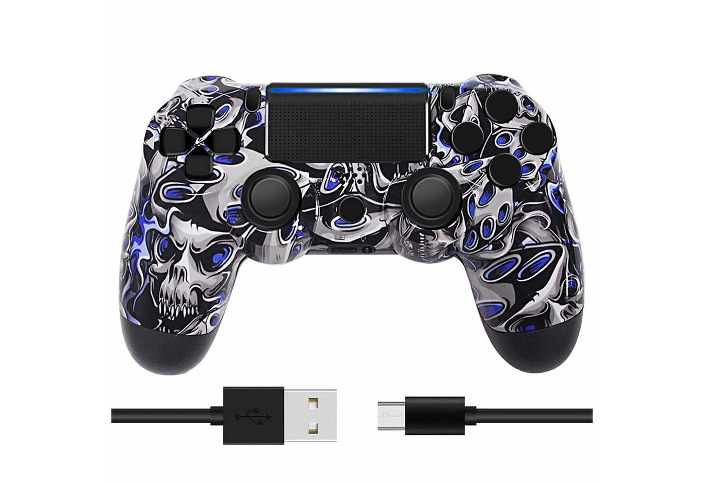 SIERGA Kabelloses Gamepad, PS4 Controller, Bluetooth PS4 Controller PlayStation 4-Controller von SIERGA