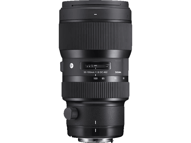 SIGMA 693954 50 mm - 100 f/1.8 DC, HSM (Objektiv für Canon EF-Mount, Schwarz) von SIGMA