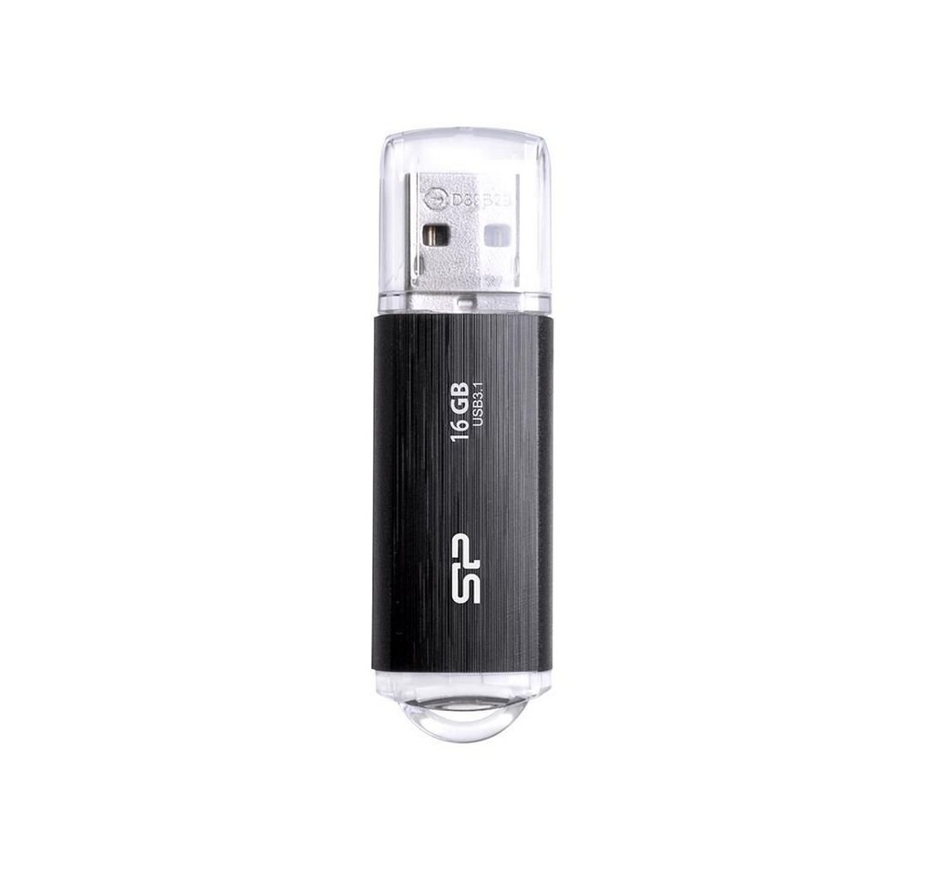 SILICON POWER USB-Stick 16GB Silicon Power B02 3.1 Black USB-Stick von SILICON POWER