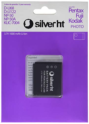 SilverHT NANOHOOP 40068 – Pentax Kameras für i68 1000 mAh Akku, Weiß von SILVERHT