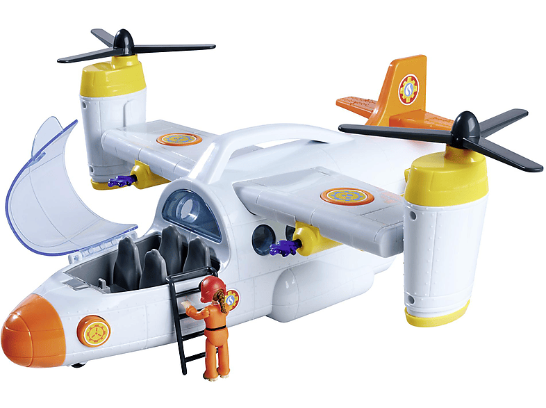 SIMBA TOYS Feuerwehrmann Sam Fire Swift Rettungsflugzeug Spielzeugfahrzeug Mehrfarbig von SIMBA TOYS
