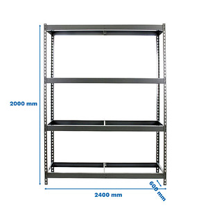 Simonrack Schwerlastregal SIMONFORTE 8435104975961 grau 240,0 x 60,0 x 200,0 cm von SIMONRACK