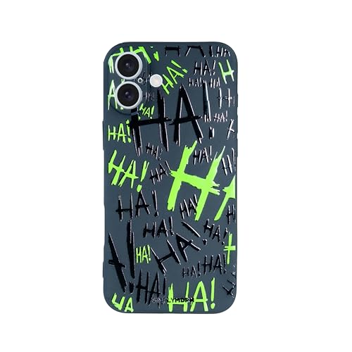 SIMPLYMDRN Slim für iPhone 16 Plus Hülle – Joker Haha Design – cooles Case für Männer – Superhelden-Bösewicht Designer-Cover – schlank und flexibel (Jok3ster Slim Green) von SIMPLYMDRN