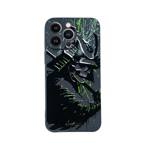 SIMPLYMDRN Slim für iPhone 16 Pro Max Hülle - Krieger Design - Coole Hülle für Männer - Fighter Assassin Case - Schlank und Flexibel (Jade Black) von SIMPLYMDRN