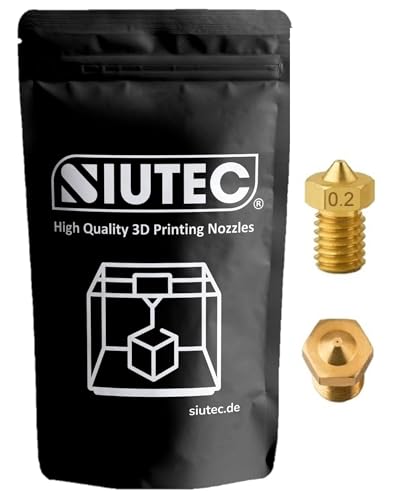 V5/V6 PREMIUM Düse/Nozzle, 0.2mm, Messing/Brass, 1.75mm - 2 Stück von SIUTEC