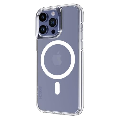 Skech Crystal Case kompatibel mit Apple iPhone 15 Pro Max Schutzhülle [Durchsichtige TPU Hülle, Wireless Charging (Qi)/magnetisches Aufladen kompatibel, Kratzfest, Erhöhter Rand] transparent von SKECH