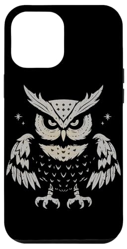 Hülle für iPhone 14 Plus Coole graue Halloween-Nachtvögel Greifvögel Vogelliebhaber Eule von SKULIJI Nocturnal Birds Of Prey Owl Raptor Designs