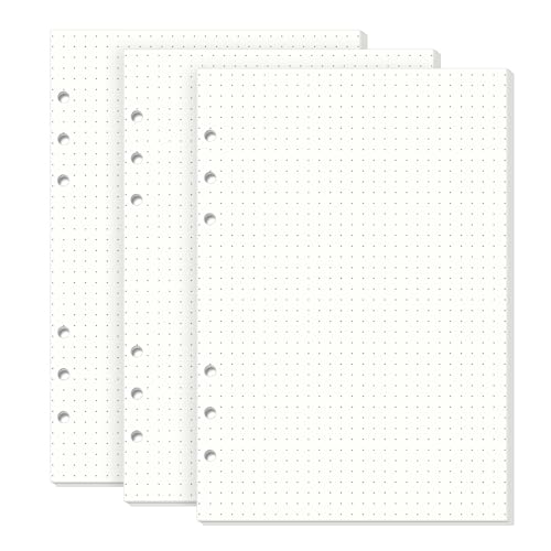 SKYDUE A5 Papier Gepunktet,135 Blätter A5 Ringbuch Nachfüllbar, Ringbucheinlagen A5 Gepunktet 21x14.2cm, A5 Papier Für 6-Loch Ringbücher, Ringbucheinlagen A5 Für A5 Ringbuch SKYDUE A5 Papier Gepunktet,135 Blätter A5 Ringbuch Nachfüllbar, Ringbucheinlagen A5 Gepunktet 21x14.2cm, A5 Papier Für 6-Loch Ringbücher, Ringbucheinlagen A5 Für A5 Ringbuch von SKYDUE