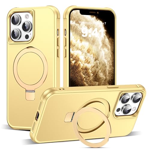 SKYLMW Kompatibel mit iPhone 11 Pro Max Hülle mit unsichtbarem magnetischem O-Ring-Ständer, Militärqualität, Schutzhülle für iPhone 11 ProMax 6,5 Zoll [Kompatibel mit Mag-Safe] [Großartiges von SKYLMW