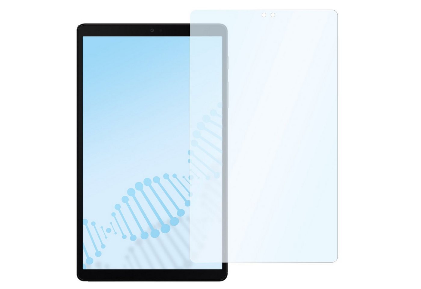 SLABO Schutzfolie antibakterielle flexible Hybridglasfolie, Samsung Galaxy Tab A7 Lite 8,7" 2021 (Wi-Fi) von SLABO
