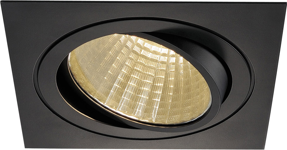 SLV NEW TRIA 1 SET Einbauleuchte, LED, 3000K, schwarz, 29W - Downlights von SLV