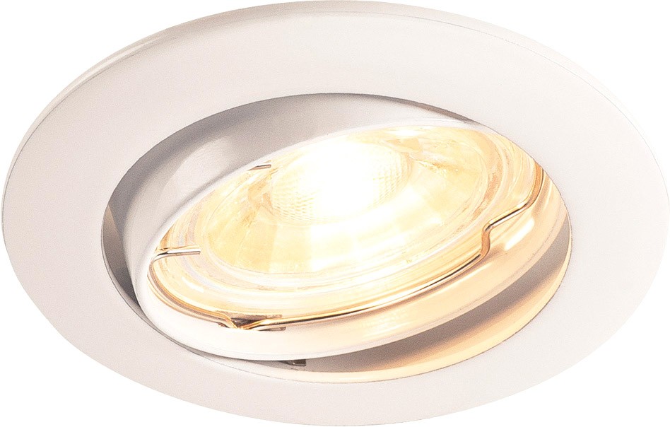 SLV PIKA, Deckeneinbauleuchte, QPAR51, schwenkbar, weiß, max. 50W - Downlights von SLV