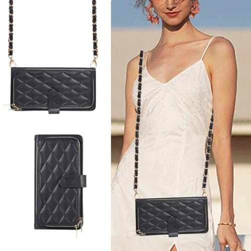 SLWYF Handyhülle für iPhone 16 Plus Hülle, Flip Case Lederhülle Reißverschluss Magnetverschluss Brieftasche mit 7 Kartenfächern Standfuntion Retro Matt Ledertasche - Schwarz SLWYF Handyhülle für iPhone 16 Plus Hülle, Flip Case Lederhülle Reißverschluss Magnetverschluss Brieftasche mit 7 Kartenfächern Standfuntion Retro Matt Ledertasche - Schwarz von SLWYF