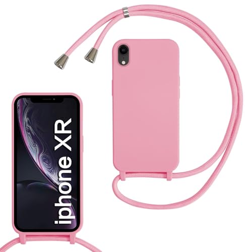SLWYF Kompatibel mit iPhone XR Hülle, Handykette Hülle Silikon Seil Necklace Handyhülle mit Kordel Tasche TPU Bumper Schutzhülle für iPhone XR - Rosa SLWYF Kompatibel mit iPhone XR Hülle, Handykette Hülle Silikon Seil Necklace Handyhülle mit Kordel Tasche TPU Bumper Schutzhülle für iPhone XR - Rosa von SLWYF