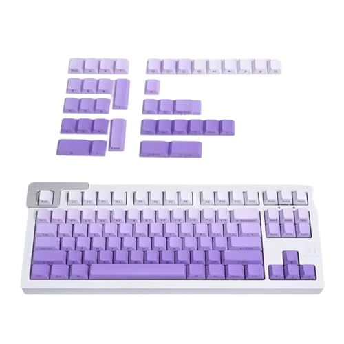 SLXLYH 125-teiliges Tastenkappen-Set, wärmesublimiertes Tastenkappen-Set für mechanische Tastatur-Gamer für Schreibkräfte von SLXLYH