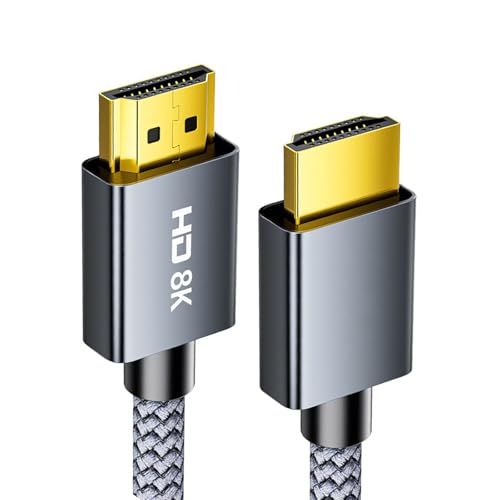 SLXLYH 2.1 Videokabel, UHD 8K60Hz, 7680 x 4320, Videokabel, 48 Gbit/s, schnelle Geschwindigkeit, perfekt für professionelle Kameras und Bildschirme von SLXLYH