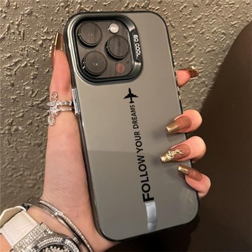 SLXYYYHW-Reiseinspirierte TPU-Hülle mit Flugzeugrouten-Design für iPhone 15 14 13 12 11 Pro Max XS Max 15 14 Plus Matte Hard Back Cover, C3, Für iPhone 15 von SLXYYYHW