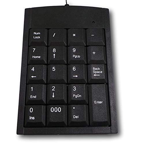 SM-PC® Nummerische Tastatur für Notebook USB-Version Ziffernblock Nummernblock Tastatur #224 von SM-PC