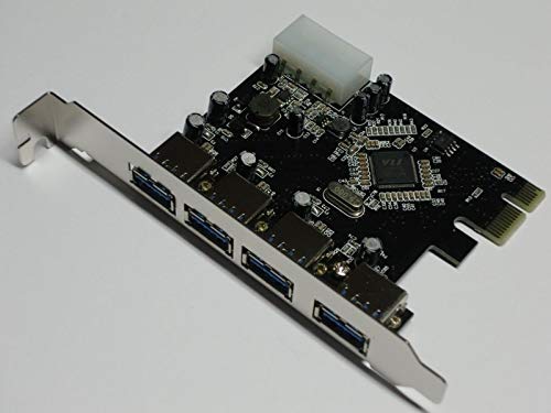 SM-PC®PCIe 4port USB 3.0 Controller Express Karte Controllerkarte#850 von SM-PC