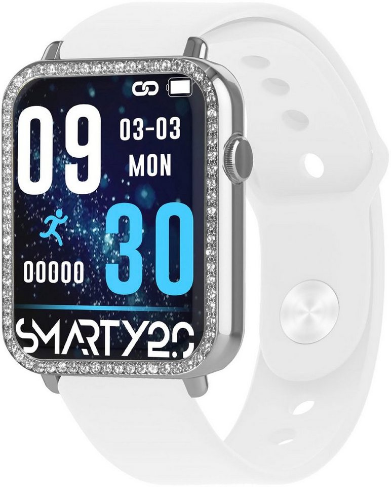 SMARTY 2.0 SMARTY 2.0, SW035I02 Smartwatch Set, 2-tlg., mit abnehmbarer Glitzercase von SMARTY 2.0