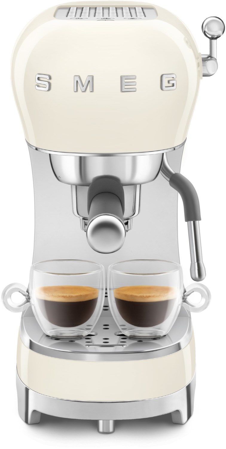 SMEG Espresso-Kaffeemaschine 50's Style ECF02CREU Creme von SMEG