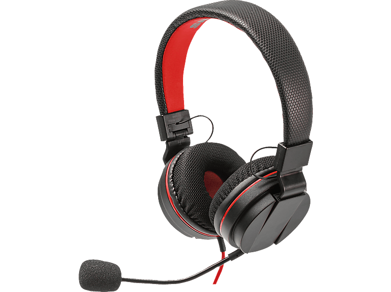 SNAKEBYTE SB913112, On-ear Gaming Headset Schwarz/Rot SNAKEBYTE SB913112, On-ear Gaming Headset Schwarz/Rot von SNAKEBYTE
