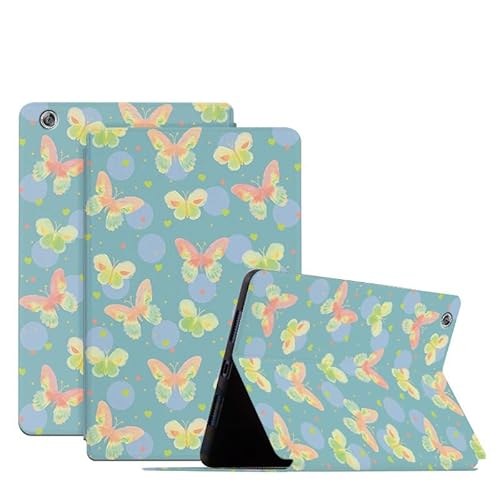 SNCLET für Huawei MediaPad M3 8.4 Hülle mit Ständer,Premium Leder PU Schmetterling Cover mit Auto Wake/Sleep Standfunktion Schutzhülle für Huawei MediaPad M3 8.4",Frischer Schmetterling von SNCLET