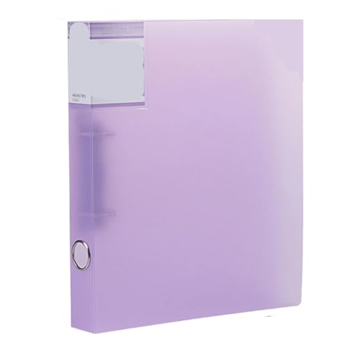 Ordner Box Schreibtisch-Organizer-Clip for Dokumente, A4, Loseblatt-Ordner, Dateiordner, Schreibwaren-Organizer, Schulbüro-Organizer Office Box Mappe(Purple) von SNGUOQ