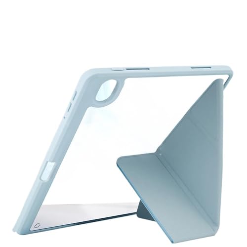 Flip-Case passend for Huawei Matepad Air 11.5 Matepad 11.5'' S 2024 Harte, klare, stoßfeste Smart-Tablet-Hülle mit Ständer(White Ice,for Matepad 11.5) von SOENS