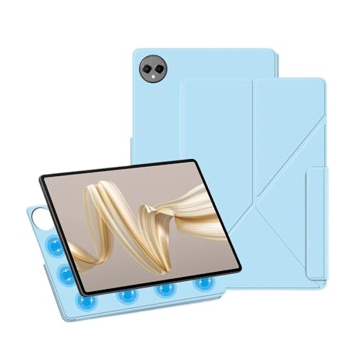 Magnetische PU-Leder-Standabdeckung, geeignet for Huawei MatePad Pro 12.2 2024 MRO-W00 / MRO-W10 12,2 Zoll Smart Cover(Sky Blue) von SOENS