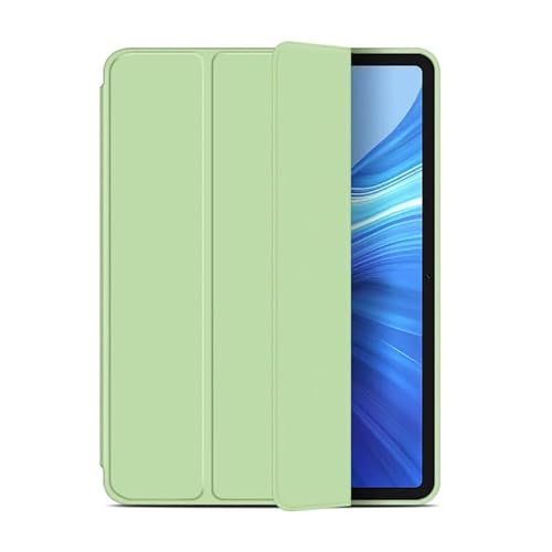 SOENS Tablet-Hülle passend for Lenovo Tab M10 3. Generation 10,1 Zoll 2022 TB-328FU TB-328XU, weiche Silikon-Rückseite, dreifach Faltbare Hülle(Mint Green) von SOENS